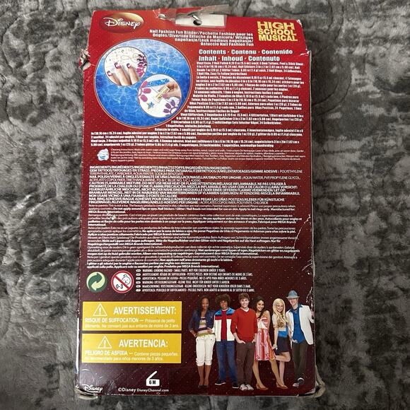 Disney High School Musical Nail Fashion Fun Binder Vinyl Case Nail Polish - Picture 6 of 10